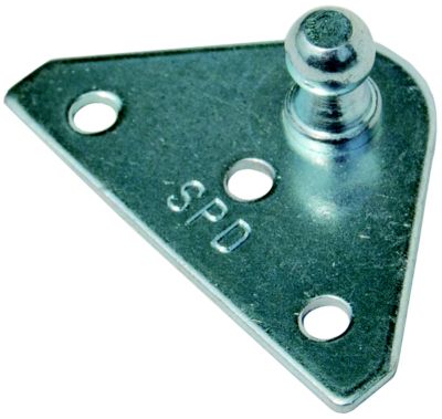 FLAT ZINC PLT BRACKET 1 PR/PK