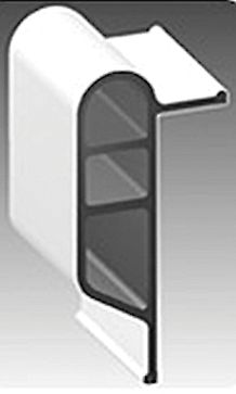 MEDIUM EDGE GARD WHT 10FT