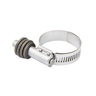 Flex-Gear stainless steel hose clamp with adjustable mechanism and durable design, ideal for securing hoses efficiently.