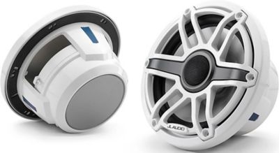JL Audio 010-03073-00 M6 Marine Speakers with White Sport Grille, 7.7"