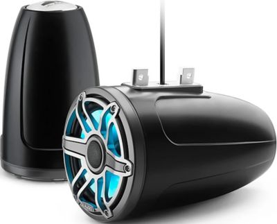 JL Audio 0100308800 M6 Enclosed Tower Speakers, Titanium Sport, Transflective™ LED Lighting, Enclosed System, 7.7"