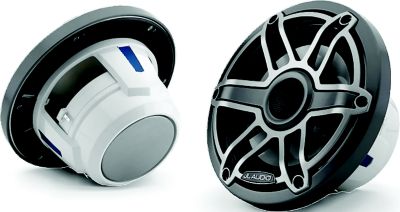 JL Audio 010-03079-00 M6 Marine Speakers with Titanium Sport Grille, 8.8"
