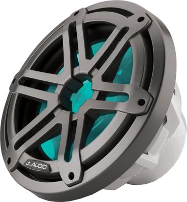 JL Audio 010-03264-00 M3 Marine Subwoofer with LED and Gray Sport Grille, 10"