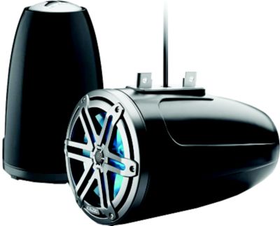 JL Audio 010-03268-00 M3 Enclosed Tower Speakers with LED and Gray Sport Grille, 7.7"