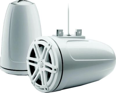 JL Audio 010-03269-00 M3 Enclosed Tower Speakers with White Sport Grille, 7.7"