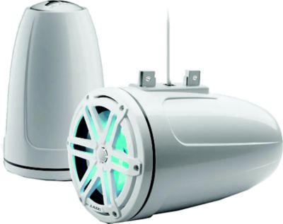 JL Audio 010-03270-00 M3 Enclosed Tower Speakers with LED and White Sport Grille, 7.7"