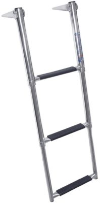 3 STEP S/S OVER PLAT.LADDER TELESCOPING DROP