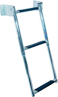 TELESCOPING LADDER SS  3-STEP