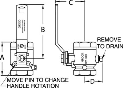1/2 BRONZE FF BALL VALVE