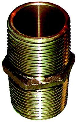 BRONZE CLOSE NIPPLE 1/2″