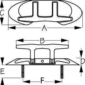 SS FOLDING CLEAT