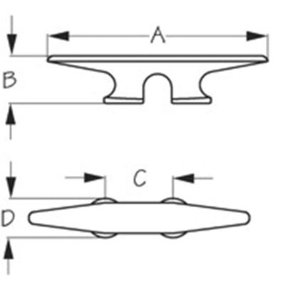 6″  WELD  ON  CLEAT