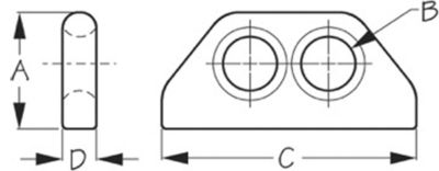 WELD ON BOW EYE