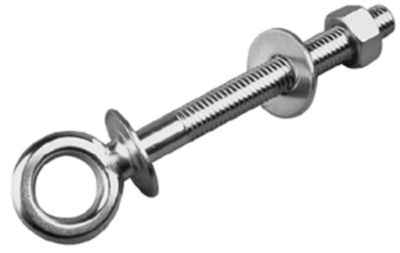 STAINLESS EYEBOLT 1/2 INCH DIA