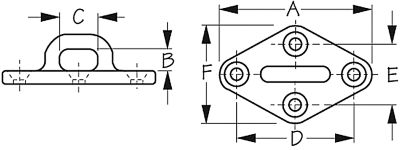 STAINLESS DIAMOND EYE PLATE-3