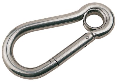 SNAP HOOK-SS W/EYE 1/4 X 2-3/8