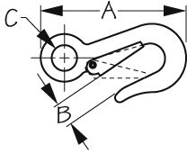 NICKLE PLATED MOORING SNAP-4 I