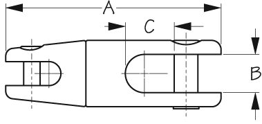 STAINLESS ANCHOR SWIVEL-1/4- 5