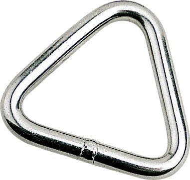 STAINLESS STEEL TRIANGLE RING- 1/8 X 1 INCH