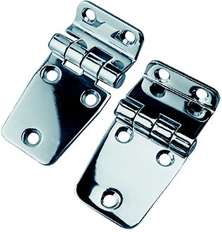 DOOR HINGE 1-1/2X2-3/4 SS 2/CD