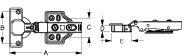 HINGE SS CONCEALED CABINET 1PR/PK