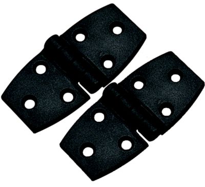 HINGE- DOOR  BLACK NYLON PAIR PAIR