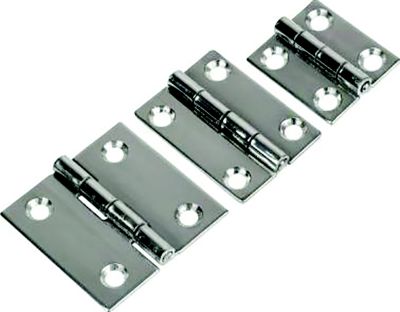 DAMP BUTT HINGE SS 1-1/2X2 PR 304 SS