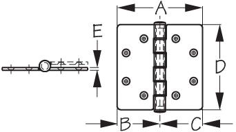 HD HINGE 4X4