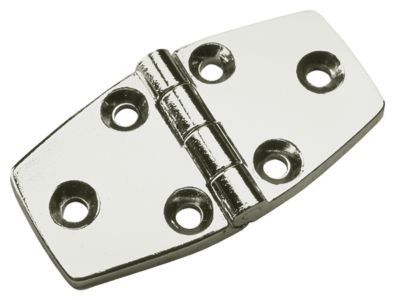 DOOR HINGE  1-1/2 (PR/CD) CHROME PLATED ZINC