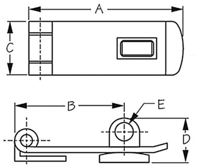 STAINLESS HEAVY DUTY HASP