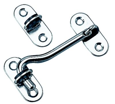 DOOR HOOK SS 3-1/4IN W/STAPLES
