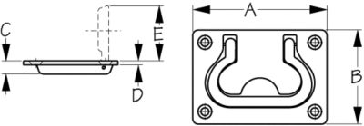 SS FLUSH LIFT RING