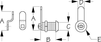 CAM LOCK STAINLESS