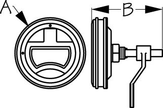 STAINLESS ROUND LATCH – 2 INCH