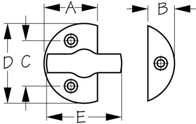 CHROME PLATED BRASS DOOR