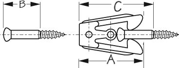 NYLON FLEXIBLE DOOR CATCH