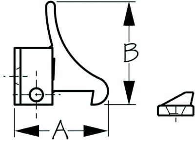 NYLON ELBOW CATCH