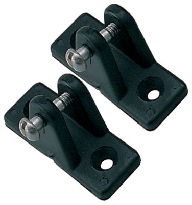 NYLON ANGLED DECK HINGE(BLACK)