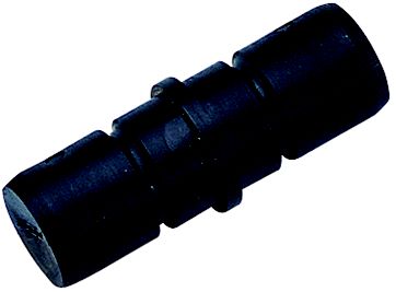 TUBE CONNECTOR-BLACK  1 PR/CD NYLON 7/8 INCH