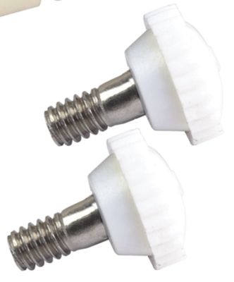 Nylon Head Screw-1/4" -20 X 1/2", White Pr