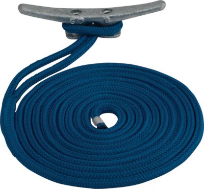 DOCK LINE DBL WH 3/8″X15′ 1/PK DOCKLINE