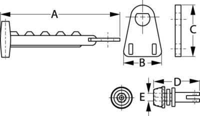 NYLON SIDE VENT ADJUSTER KIT