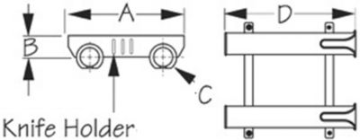 TWO POLE ROD STORAGE RACK BLK