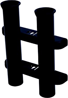 TWO POLE ROD STORAGE RACK BLK