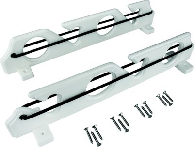 ROD STOR.4POLE RACK WHT 1PR/PK