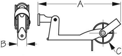 ZINC PLATED ANCHOR LIFT & LOCK