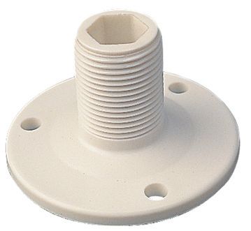 NYLON FIXED ANTENNA BASE(WHITE