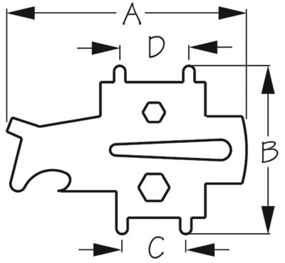 STAINLESS UNIVERSAL DECK PLATE