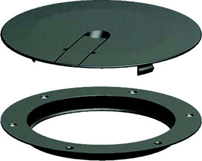 LOW PRO DECK PLATE BLK 6 BLACK 4-1/8 CUTOUT 6  OVERALL