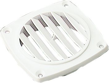 POLYPROPYLENE VENT 3″ WHITE SHORT FLANGE